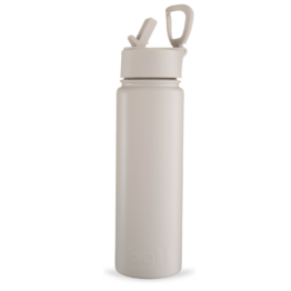 Large durable metal water bottle